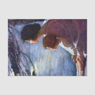 „Mondstrahlen“ von Jessie Willcox Smith Seidenpapier