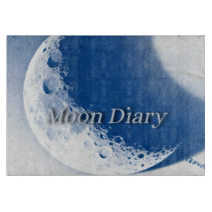 Mondtagebuch schneidebrett