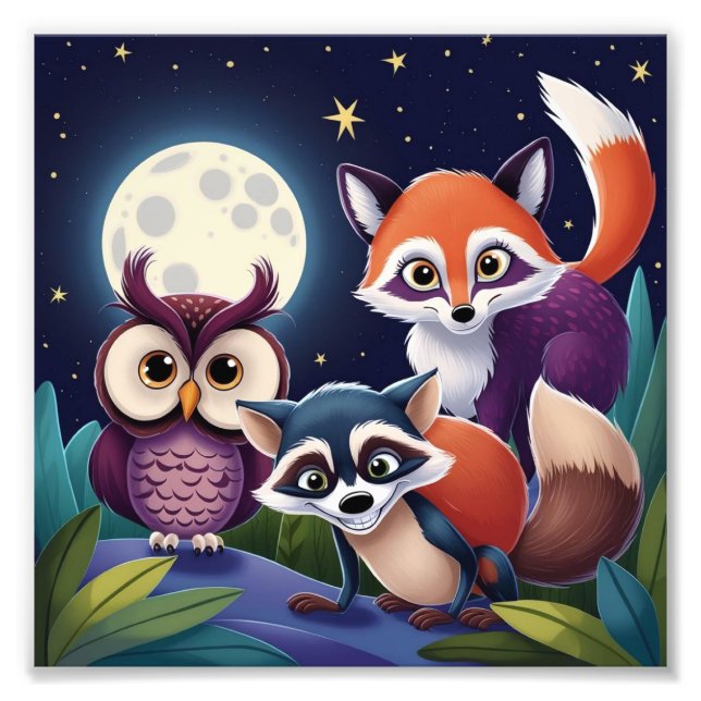 Mondtier Fotodruck (Vorne)