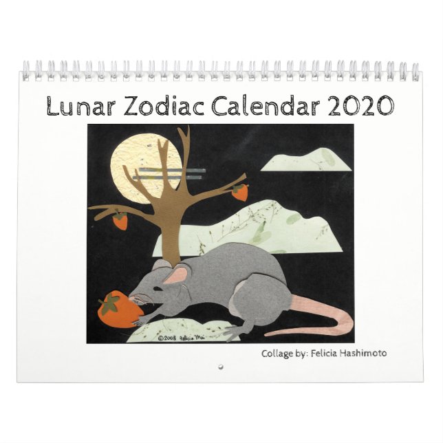 Mondtierkreis-Tier-Kalender Kalender (Titelbild)