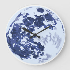 Monduhr Große Wanduhr