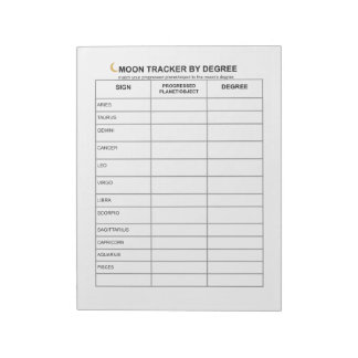 MONDVERFOLGER Notizblock