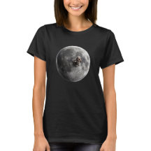 Mondwurm Surreal Vollmond Weltraum Kunst