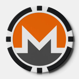 Monero dunkler Poker-Chip Pokerchips