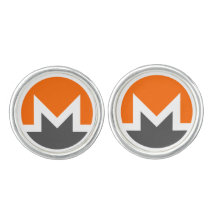 Monero Manschettenknöpfe, versilbern überzogen