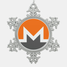 Monero Pewter Snowflake Weihnachtsbaum