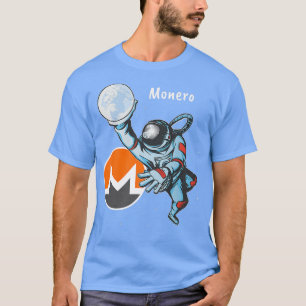Monero XMR Space Man Astronaut Dunk Crypto Cryptoc T-Shirt