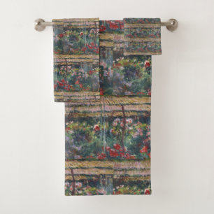 Monet 1887 Vintag Peony Garden Badhandtuch Set