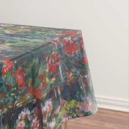 Monet 1887 Vintage Pfingstrosengarten Tischdecke