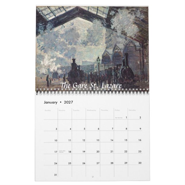 Monet 2011 kalender (Jan 2027)