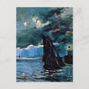 Monet A Seascape Shipping Postkarte