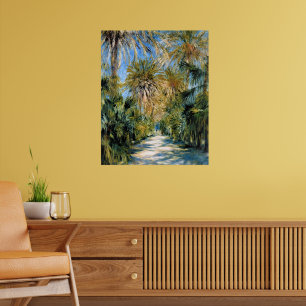 Monet - Algiers, der Garten von Essai Poster