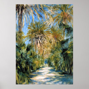 Monet - Algiers, der Garten von Essai Poster