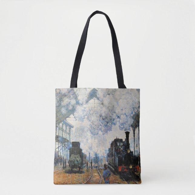Monet - Ankunft des Zuges der Normandie, Tasche (Vorderseite)