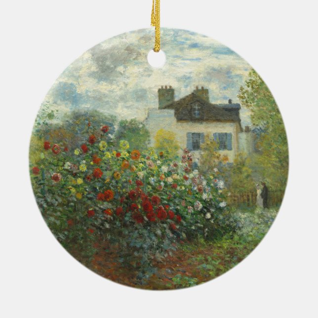 Monet Artists Garden in Argentinien Keramik Ornament (Hinten)