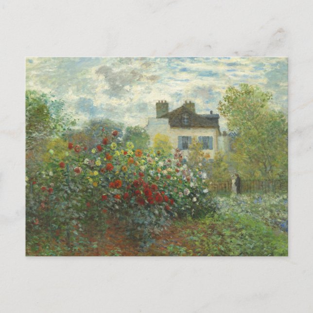 Monet Artists Garden in Argentinien Postkarte (Vorderseite)