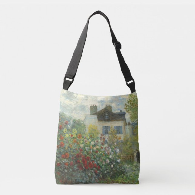 Monet Artists Garden in Argentinien Tragetaschen Mit Langen Trägern (Vorderseite)