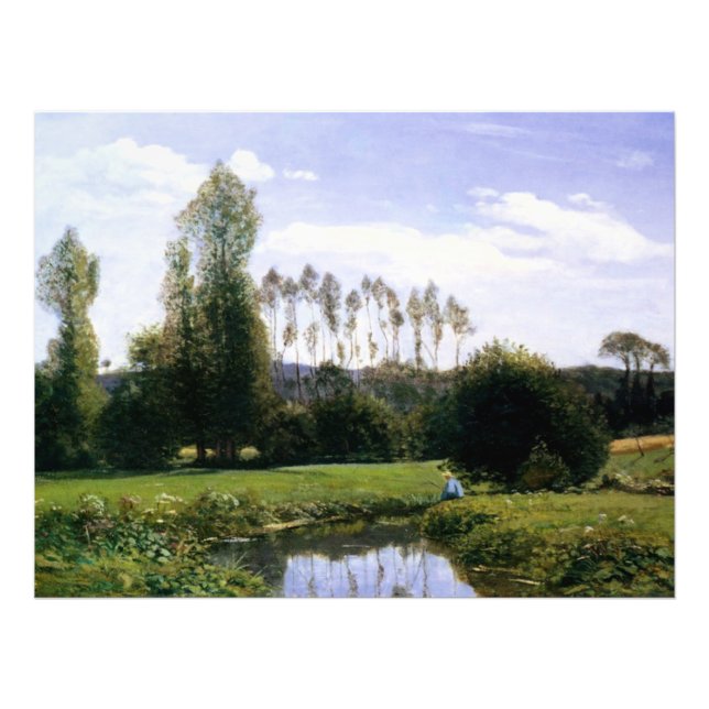 Monet - Blick auf Rouelles Le Havre, schöne Kunst, Fotodruck (Vorne)