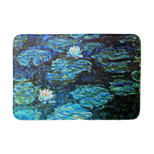 Monet - Blue Water Lilies Badematte