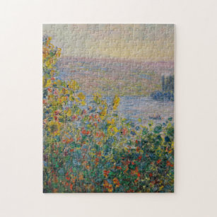 Monet- Blume Betten im Vetheuil