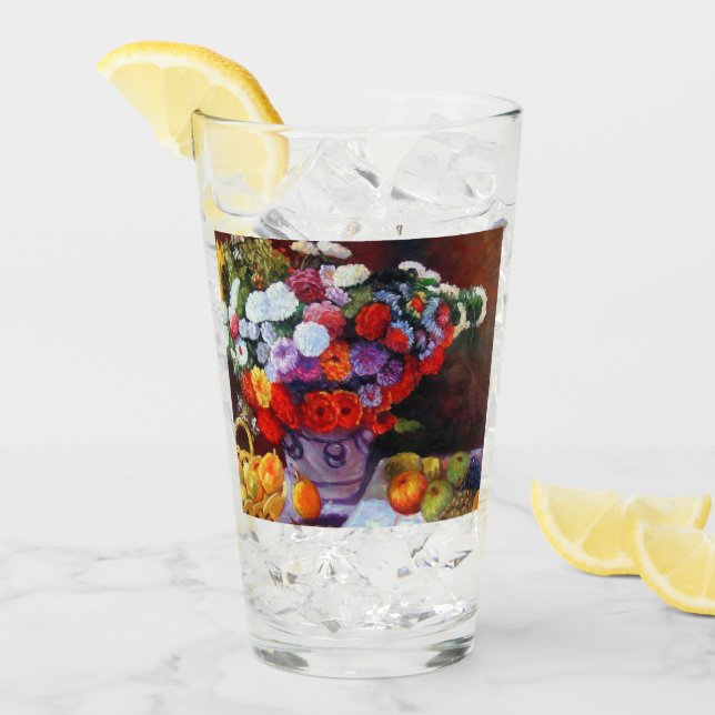 Monet Blume und Obst Glas (Vorderseite Ice)
