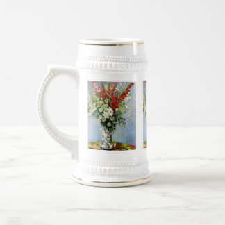 MONET Blumenstrauß von Gladiolas 18oz Bierglas