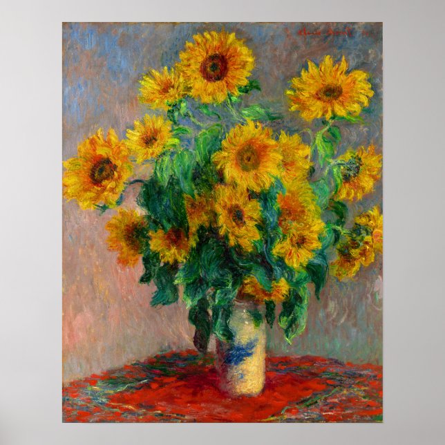Monet Bouquet Poster (Vorne)