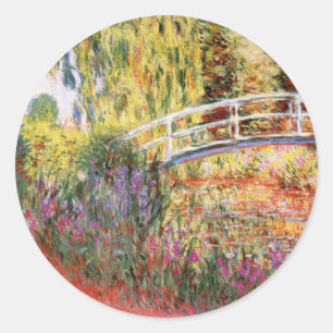Monet Bridge Over Water Lilies Stickers