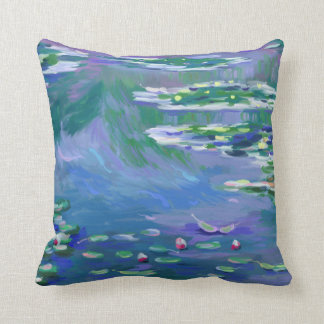 Monet Caulobacter Lilien-Kissen Kissen