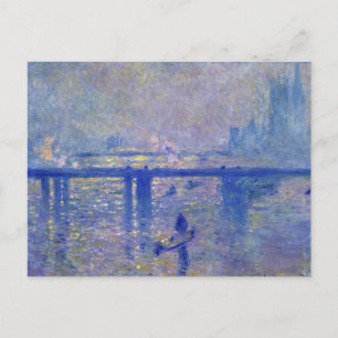 Monet Charing Cross Brücke Postkarte