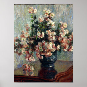 Monet Chrysanthema Print Poster