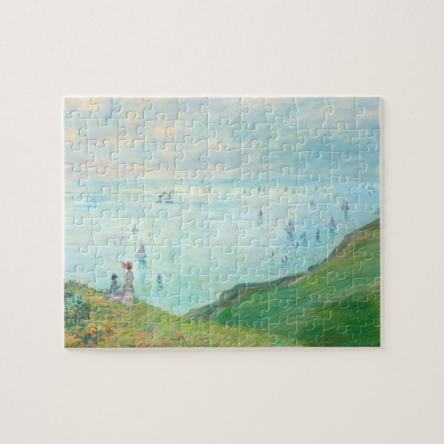 Monet Cliffs of Pourville Fine Art (Horizontal)