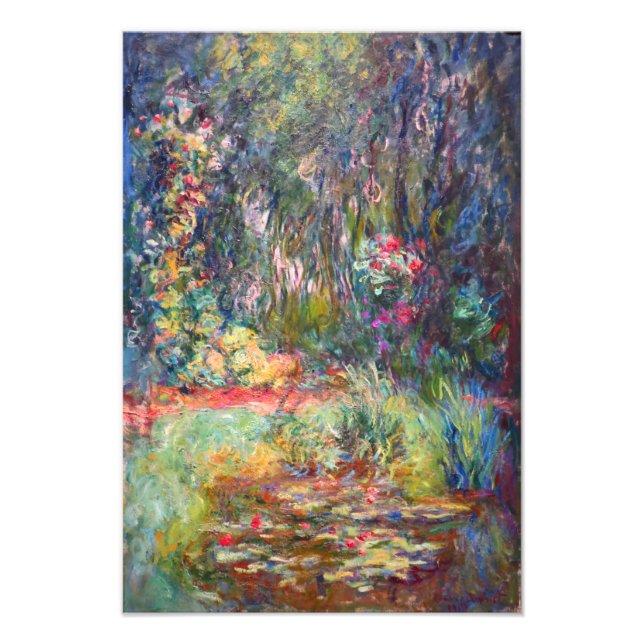 Monet Corner of Water Lily Pond Fotodruck (Vorne)