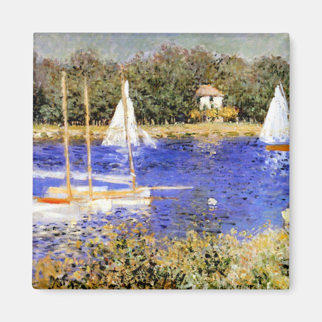 Monet - Das Becken in Argenteuil Magnet (Vorne)