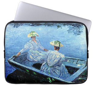 Monet - Das Blue Row-Boot Laptopschutzhülle