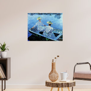 Monet - Das Blue Row-Boot Poster
