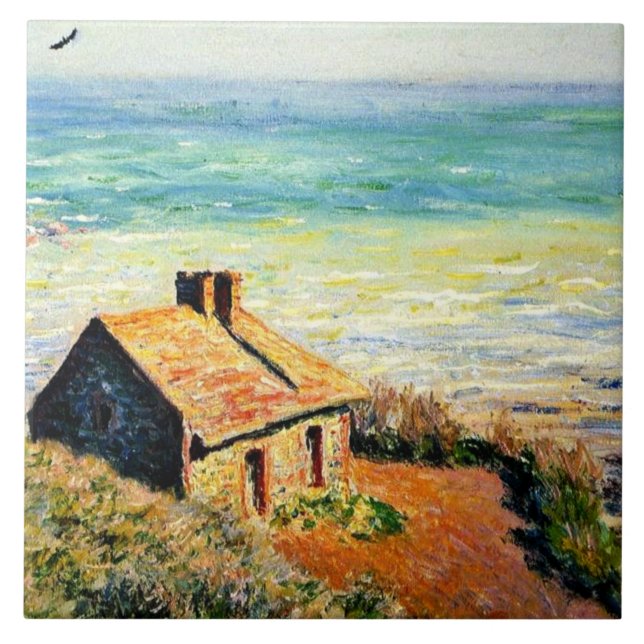 Monet - das Zollamt, Morgen-Effekt Fliese (Vorderseite)