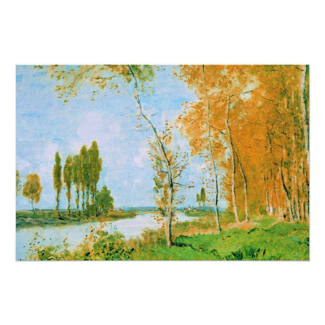 Monet - Der Frühling in Argenteuil, Poster (Vorderseite)