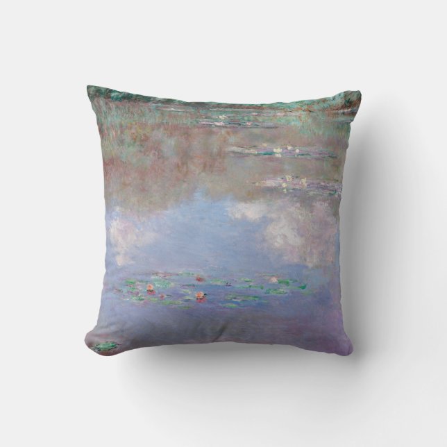 Monet - der Seerosenteich (Wolken), Kissen (Vorderseite)
