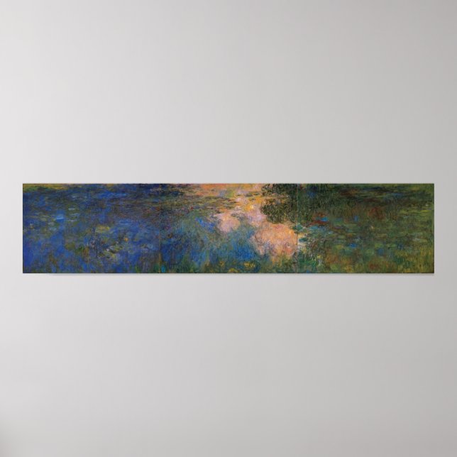 Monet - Der Wasserliliensee Poster (Vorne)