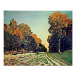 Monet - Der Weg von Chailly nach Fontainebleau Poster