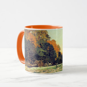 Monet - Der Weg von Chailly nach Fontainebleau Tasse