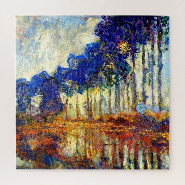 Monet - Die Pappeln im Herbst (Vertikal)