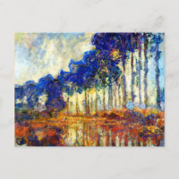 Monet - Die Poplars im Herbst