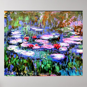 Monet - Die Seerosen Poster