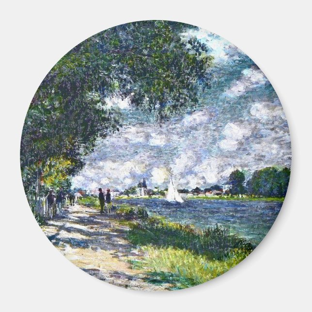 Monet: Die Seine bei Argenteuil Magnet (Vorne)