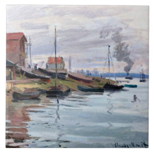 Monet - Die Seine bei Petit-Gennevilliers Fliese