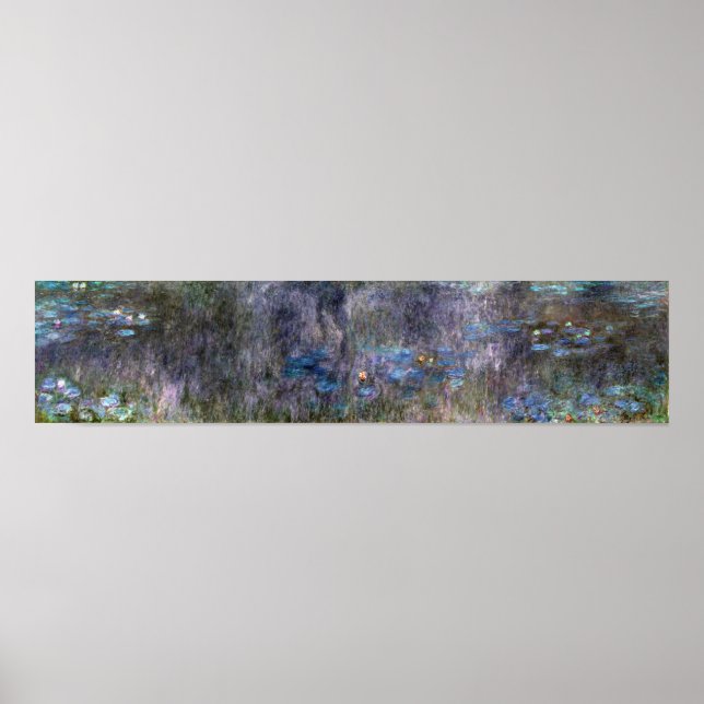 Monet - Die Wasserlilien Poster (Vorne)