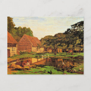 Monet - Ein Bauernhof in der Normandie, Postkarte