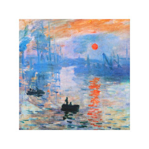 Monet - Eindruck, Sonnenaufgang, Leinwanddruck